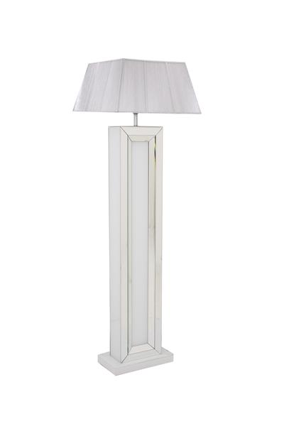 Marble Detail Floor Lamp Table, Mirrored Floor Lamps Uk